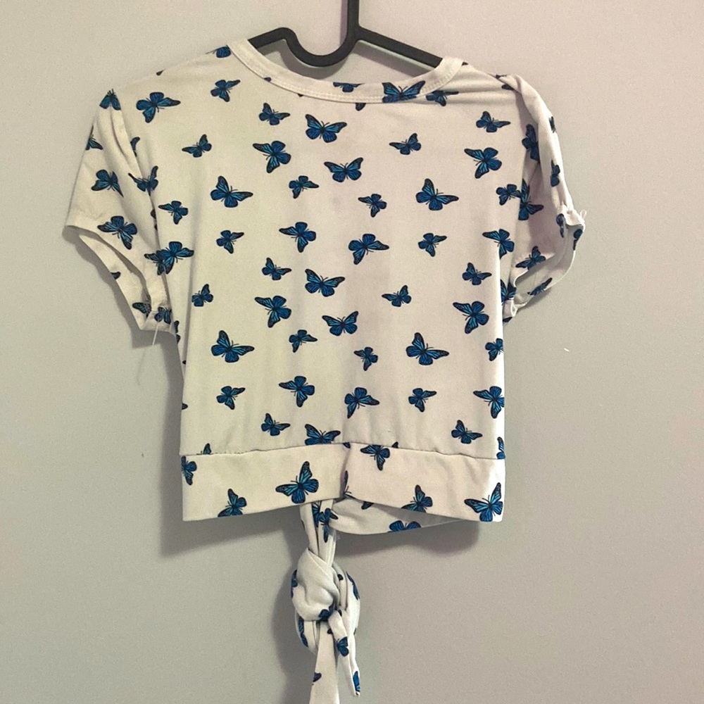 Ross tie back crop top